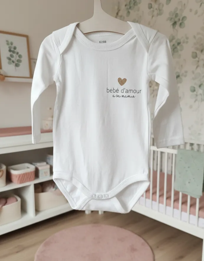 Body bébé d'amour à